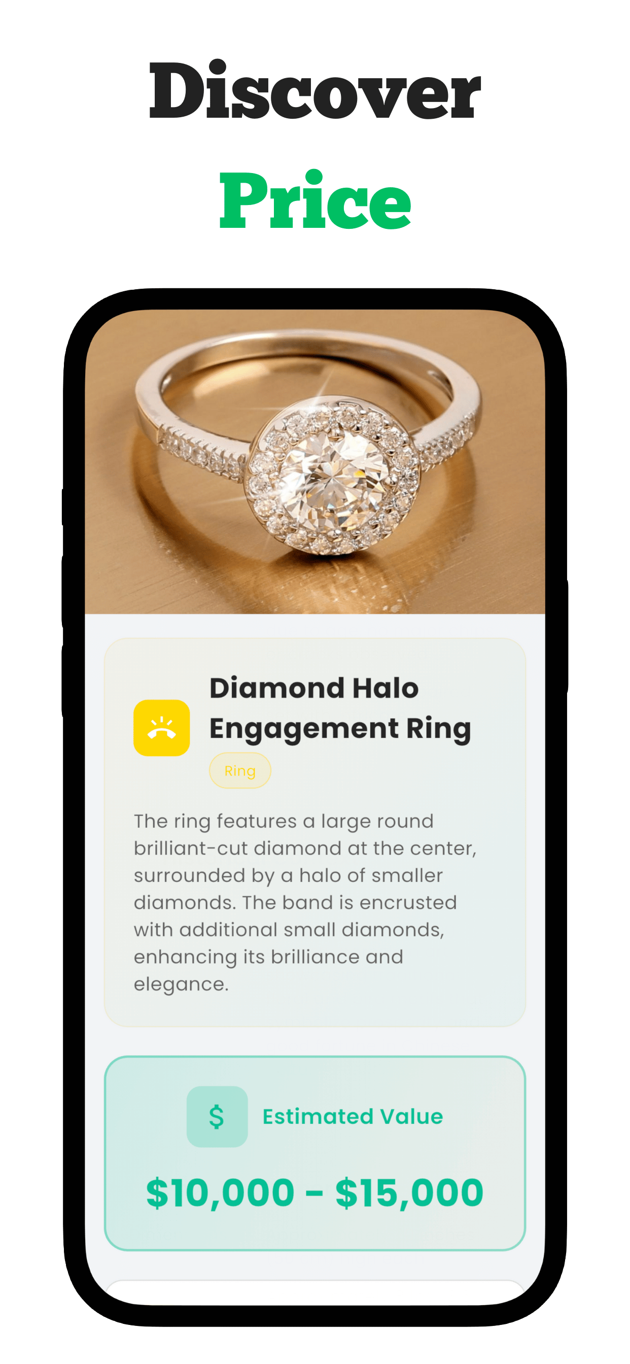 Viewing jewelry details